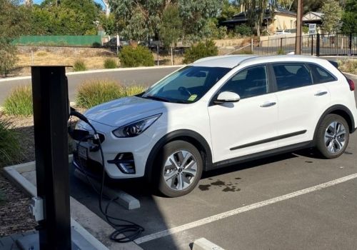 Salvos trial first electric vehicle
